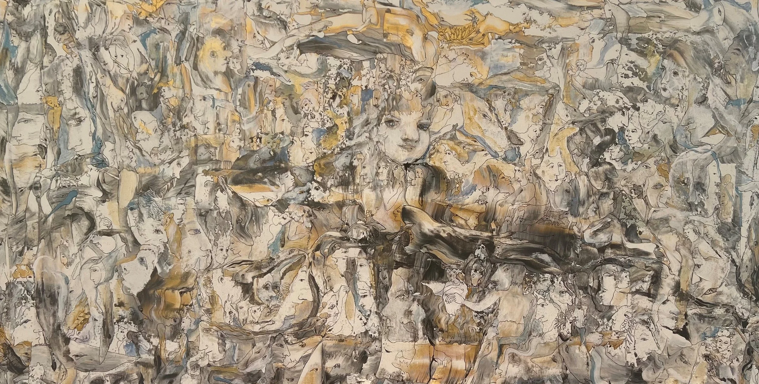 Rebirth, 2024, Acrylic and Ink on Canvas, 30x40.jpg