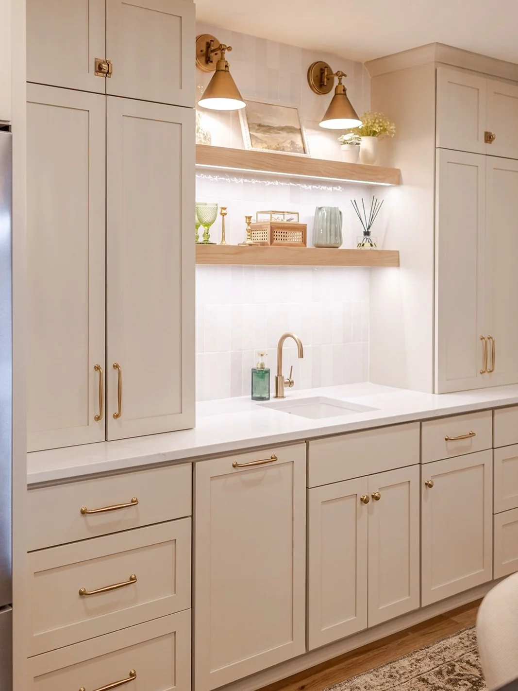 Simple. Bright. Clean. This custom wet bar makes the space way more usable. Intentional storage and a built-in look that feels like it&rsquo;s always been there.

These are the kind of projects that really change how a space is used.

If your basemen