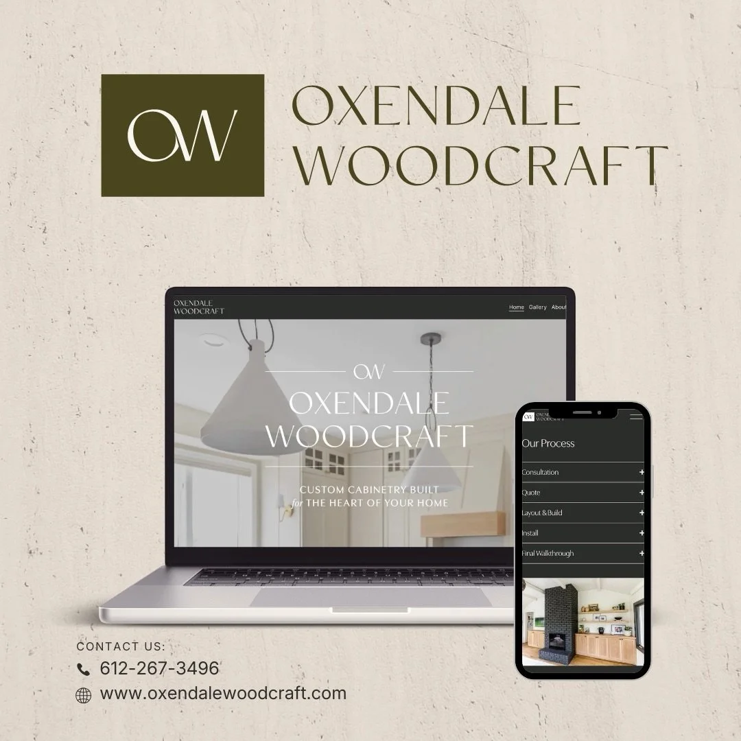 Oxendale Woodcraft got a new look &mdash; and I&rsquo;m pretty excited about it. ✨

Also&hellip;I finally joined the 21st century. 😄 You can now check everything out online at www.oxendalewoodcraft.com

While the look is new, the work behind it is e