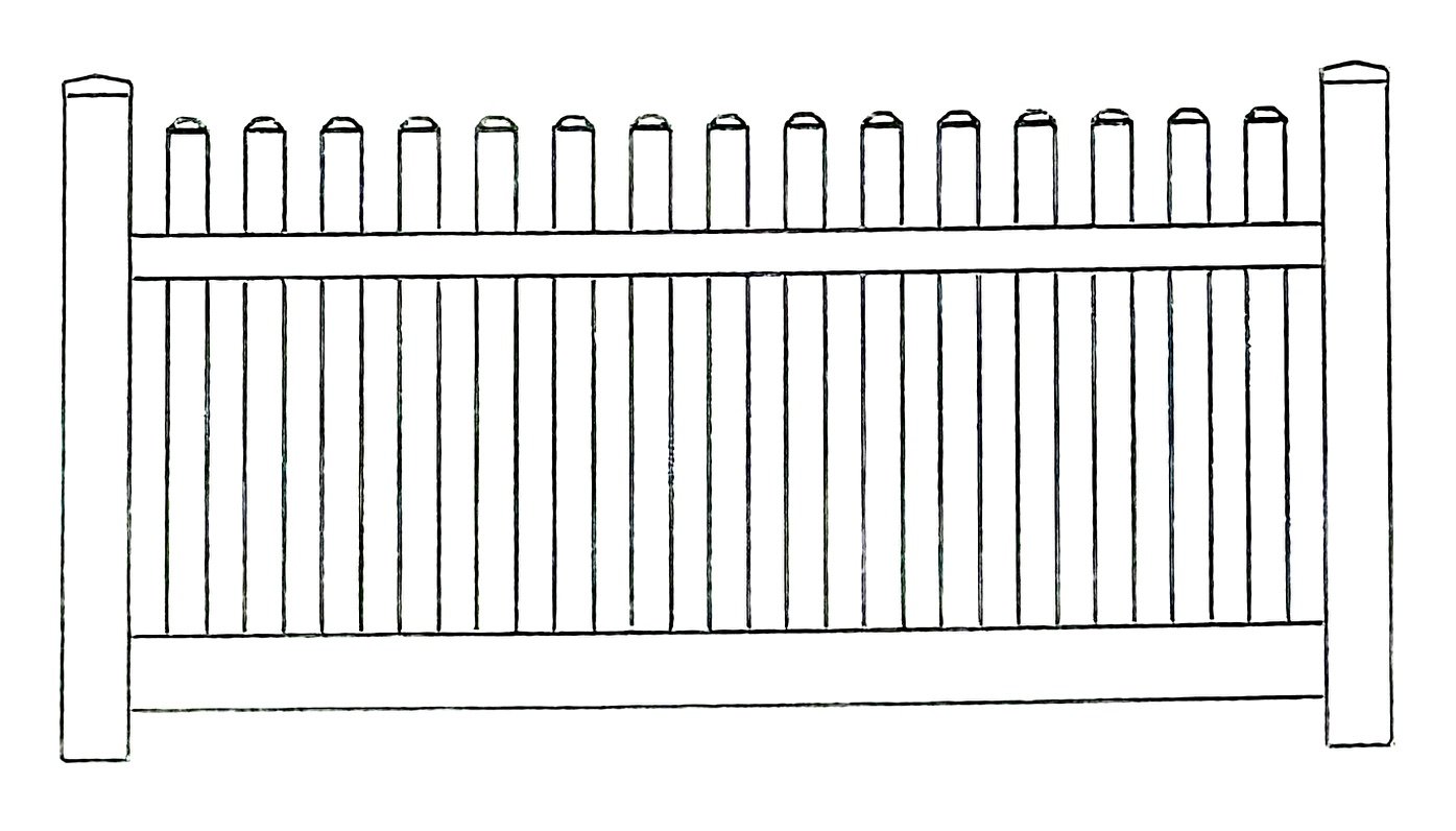 3' or 4' Open/Country Picket