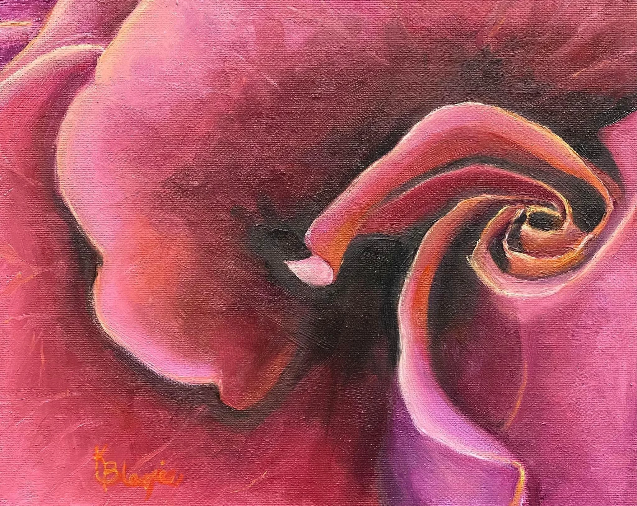 A Rose by Any Other Name 8" x 10" oil on panel