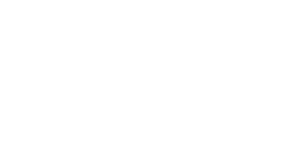Outline of a house with a heart inside, all in white on a black background.