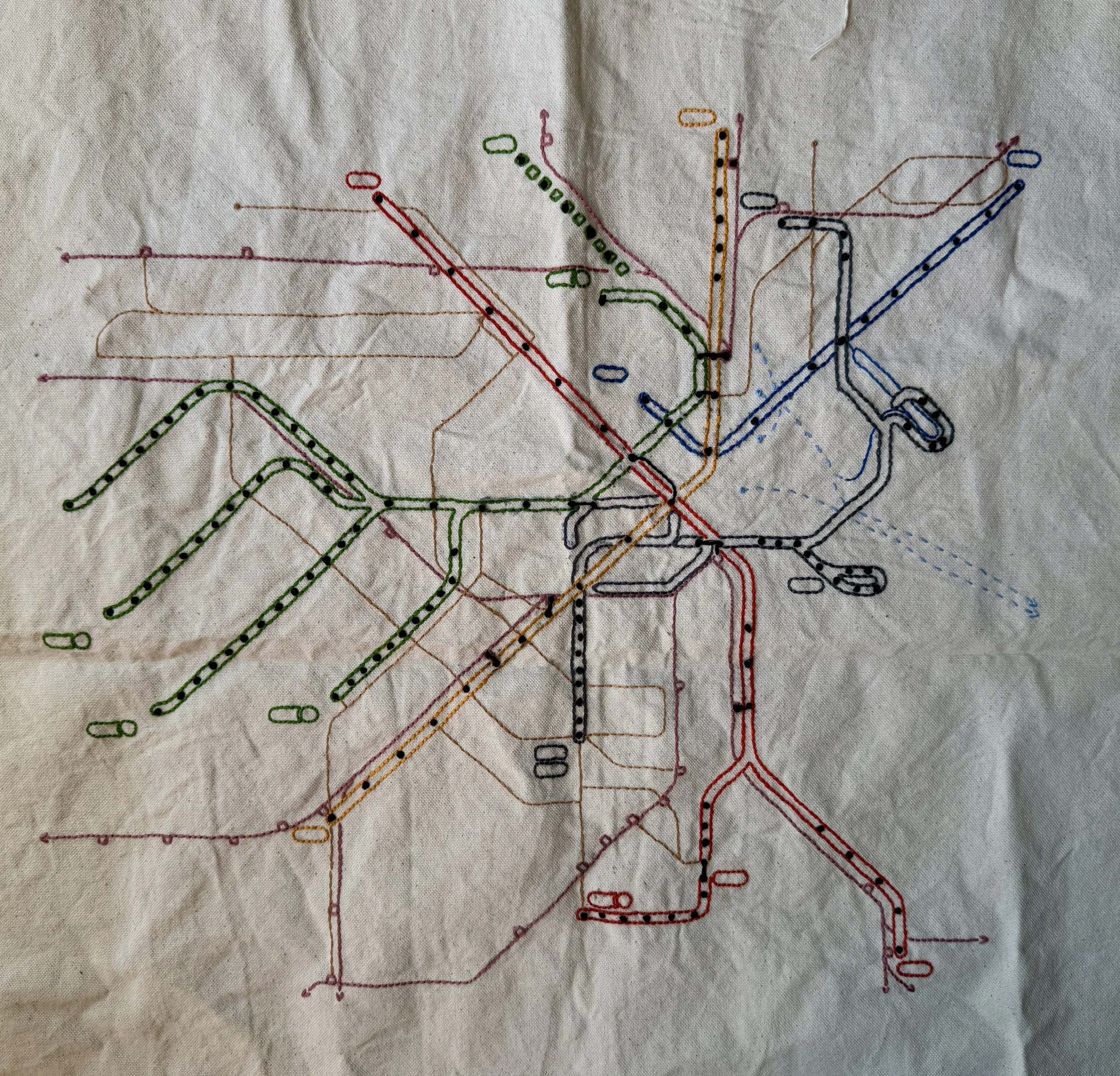 MBTA system map
