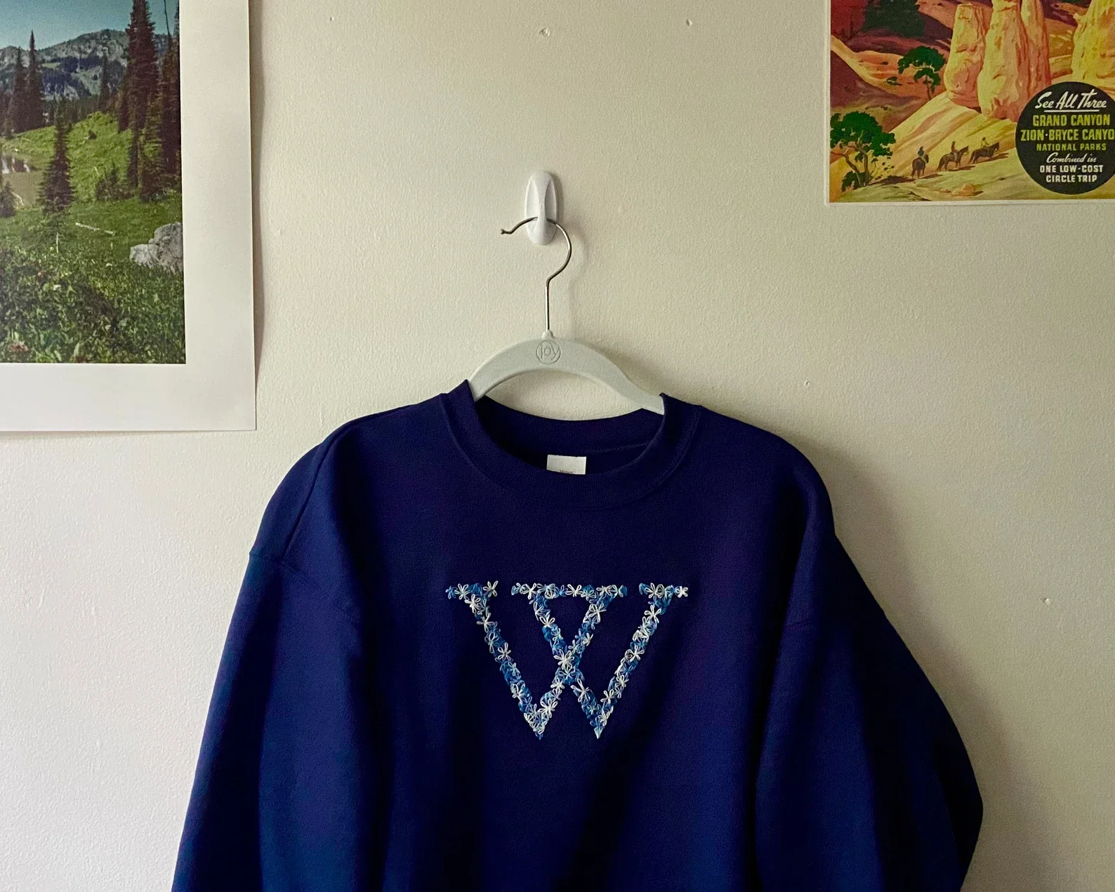 Wellesley College sweatshirt