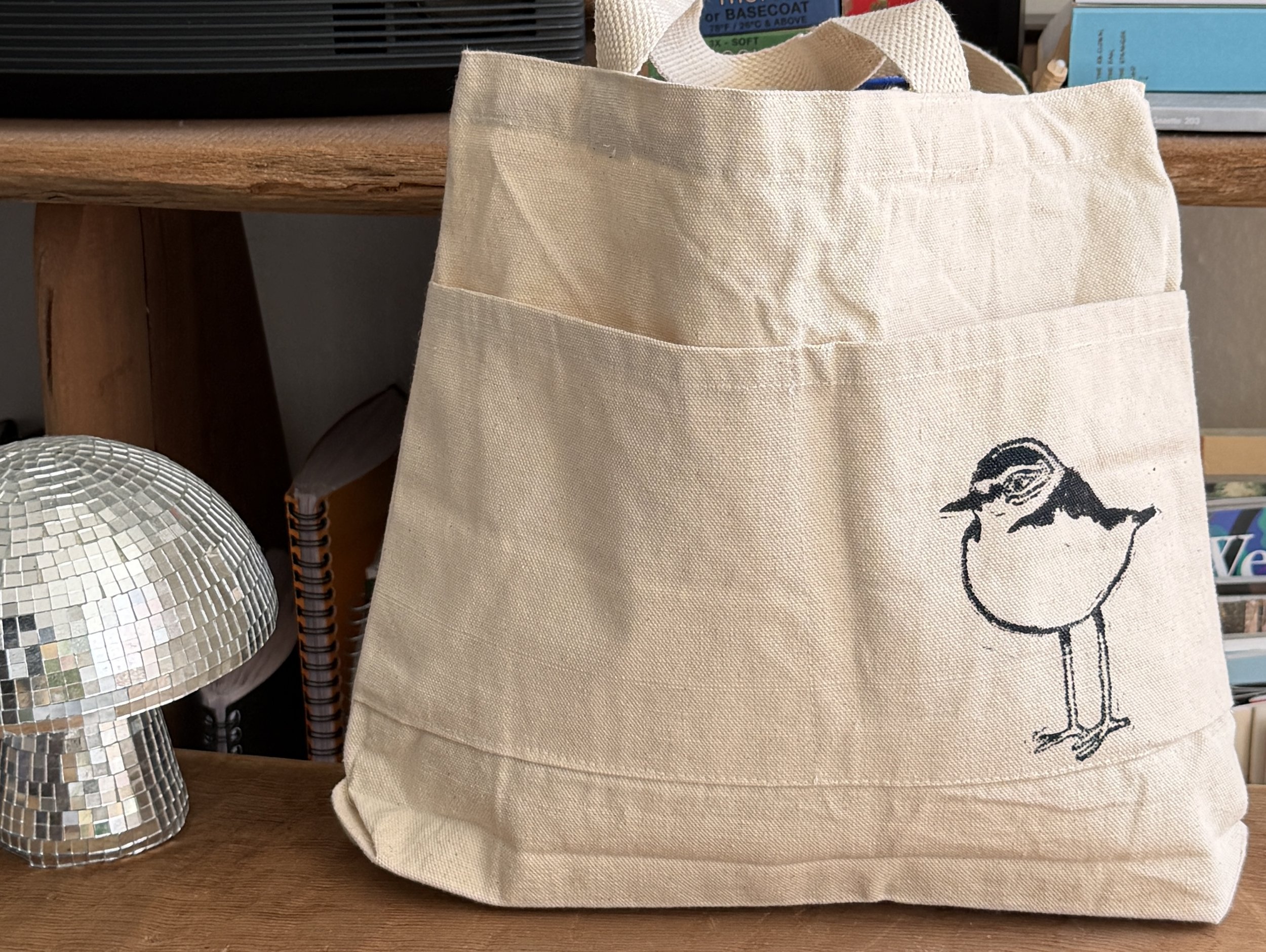 Snowy Plover tote