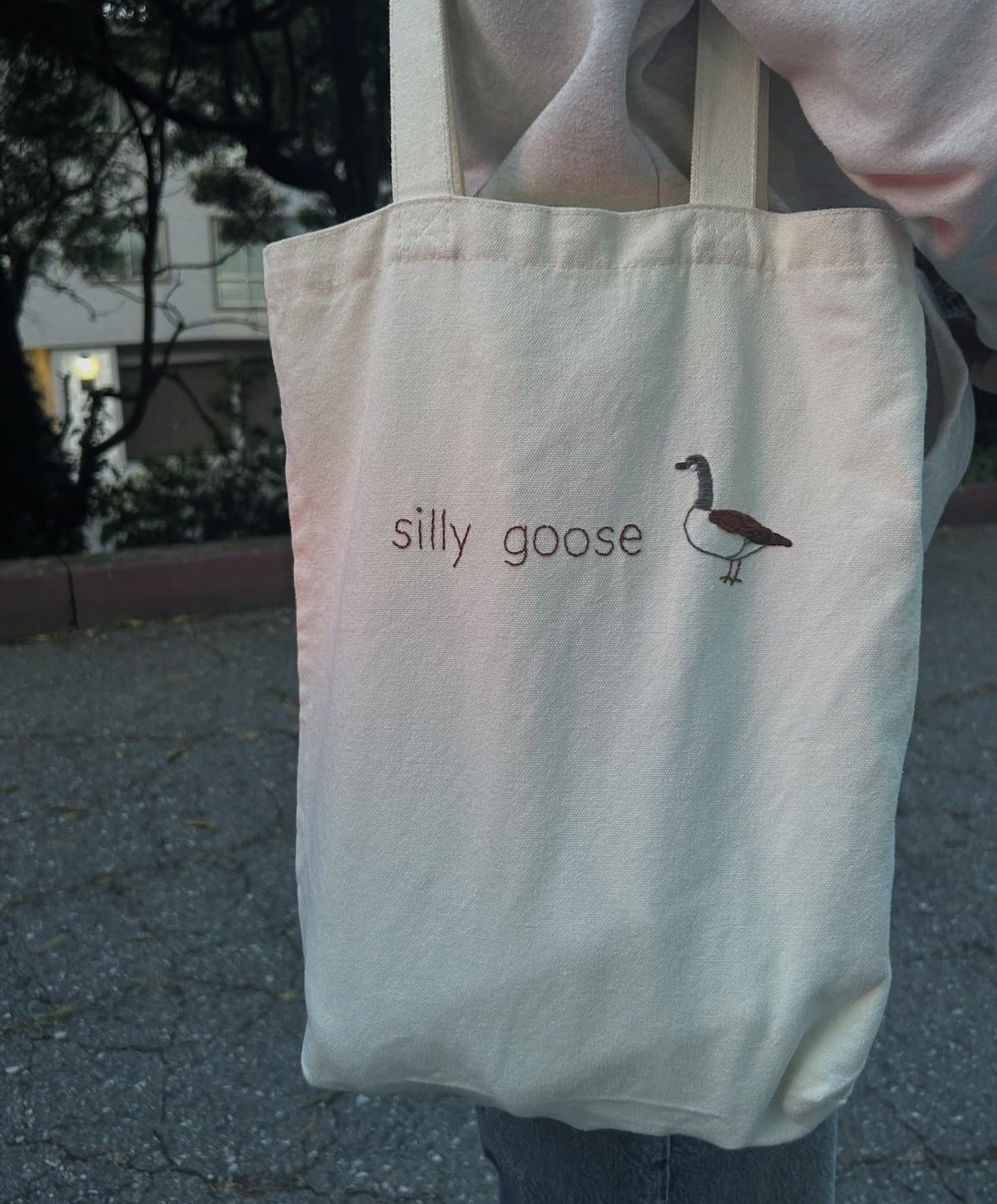 Silly Goose tote