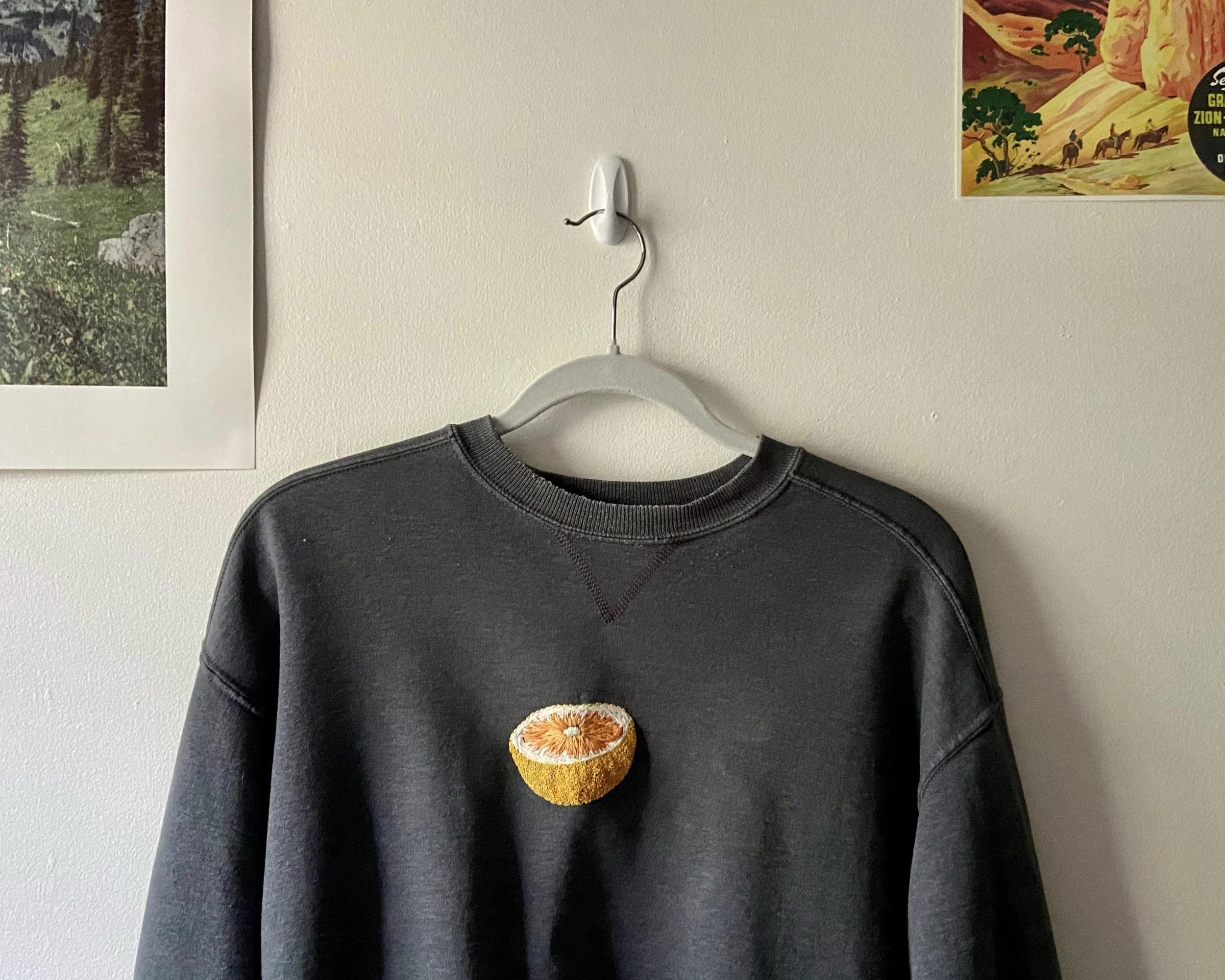 Grapefruit sweatshirt