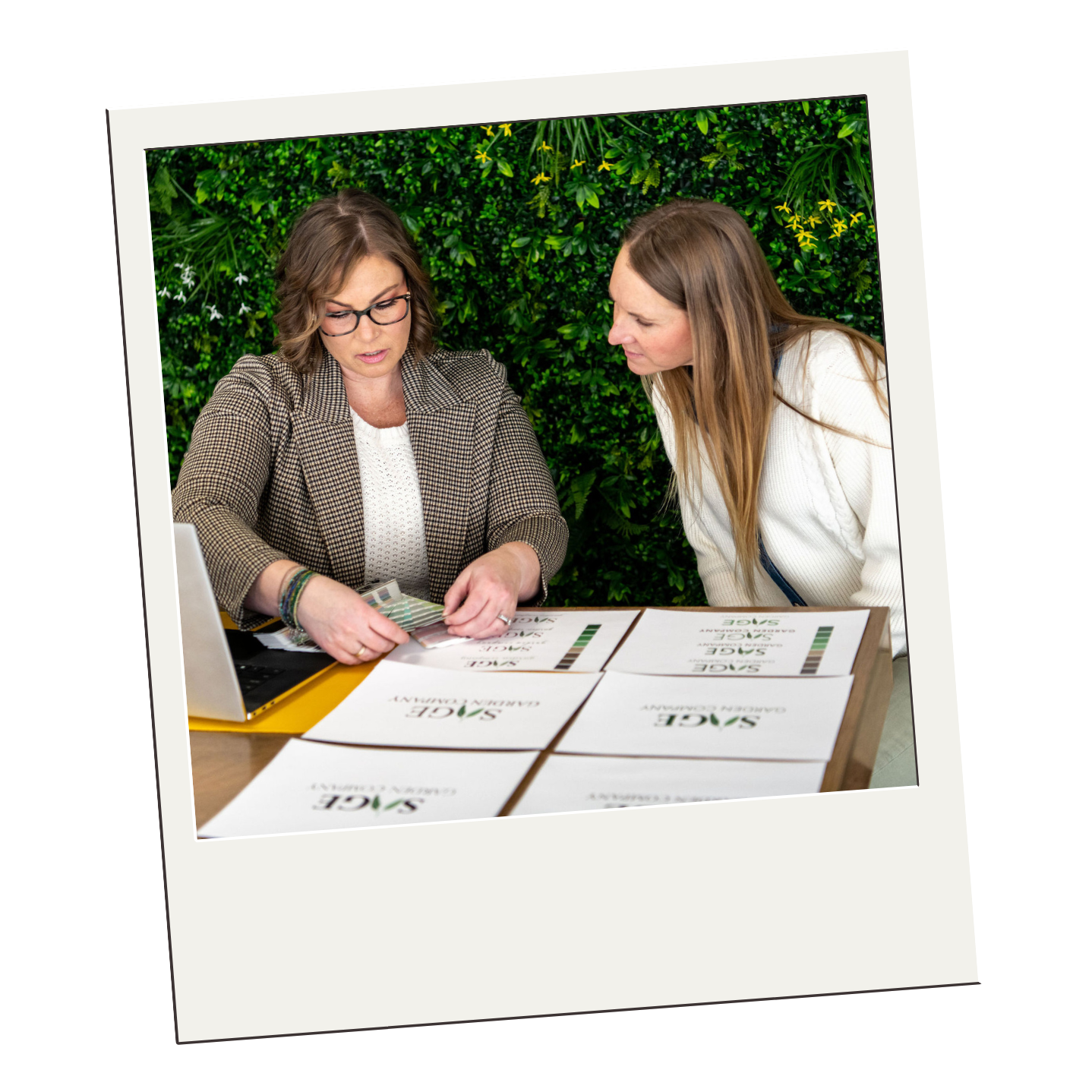 bethany working with client