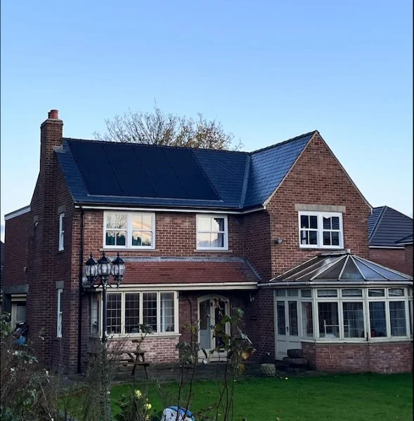 A home in Harrogate with Solar panels installed by P4 Solar