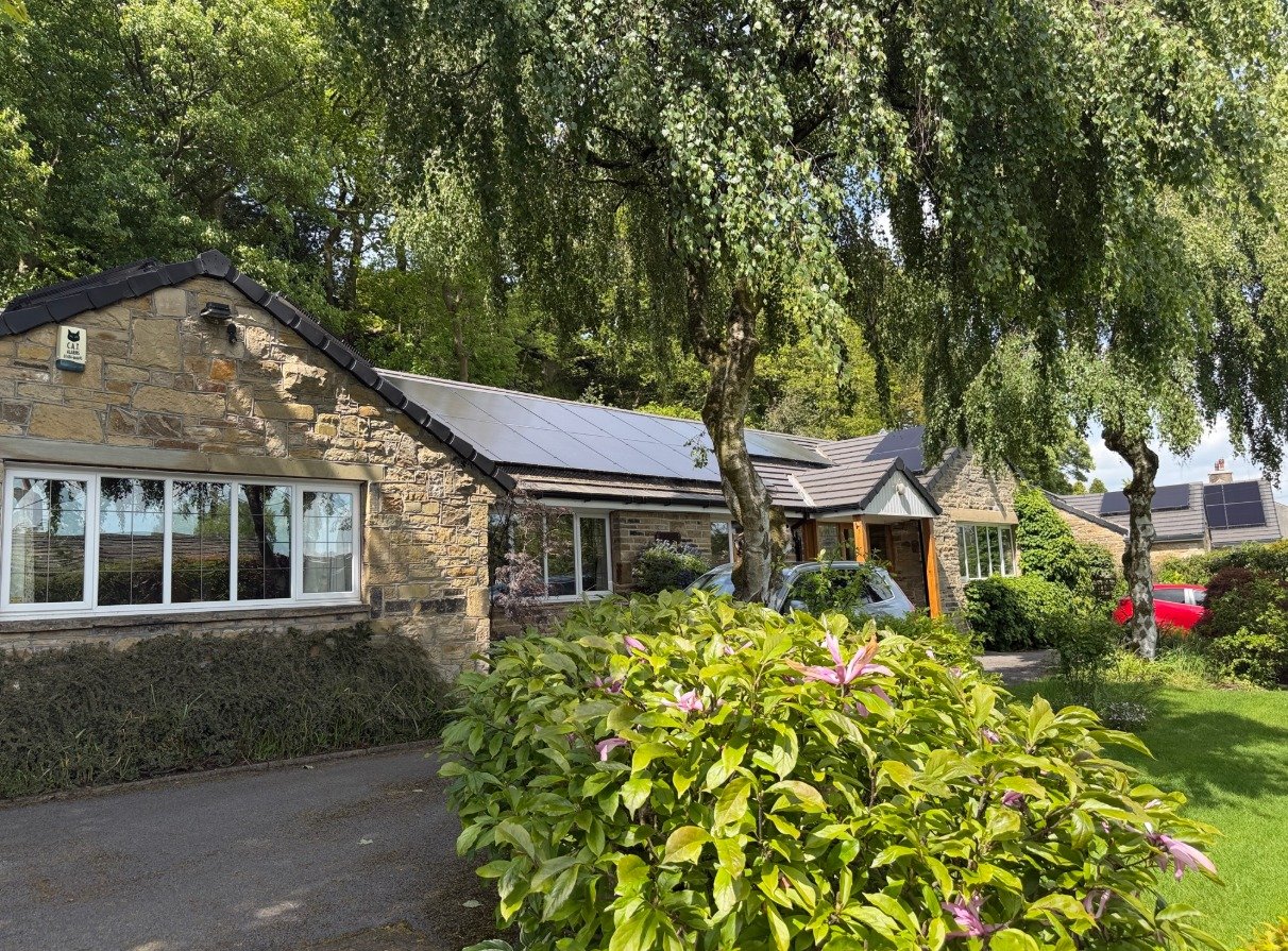 Domestic in-roof solar installation from P4 Solar in Huddersfield