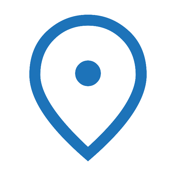Blue location pin icon