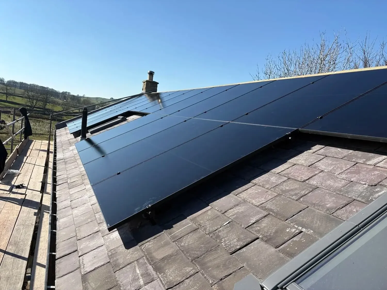 Residential Solar roof installation in Yorkshire