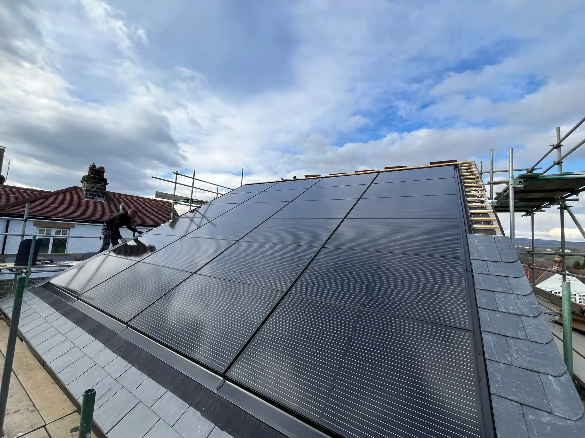 In-roof solar panels