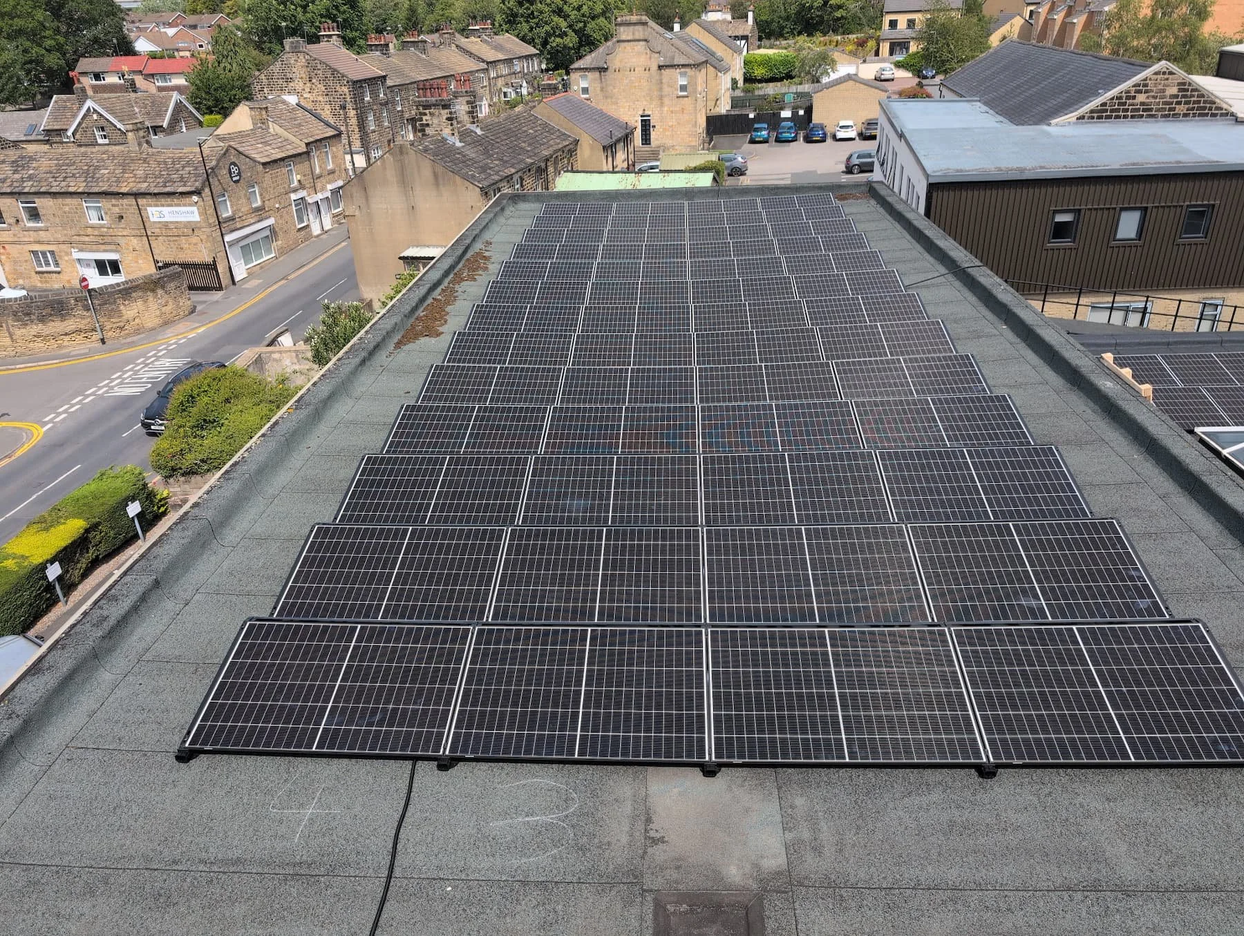 Solar Panels at Yorkshire Skin Centre