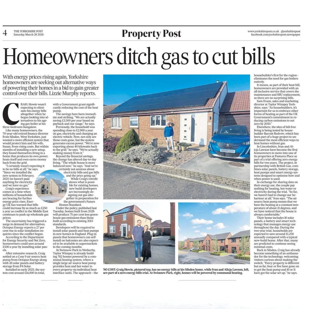 Homeowners ditch gas to cut bills