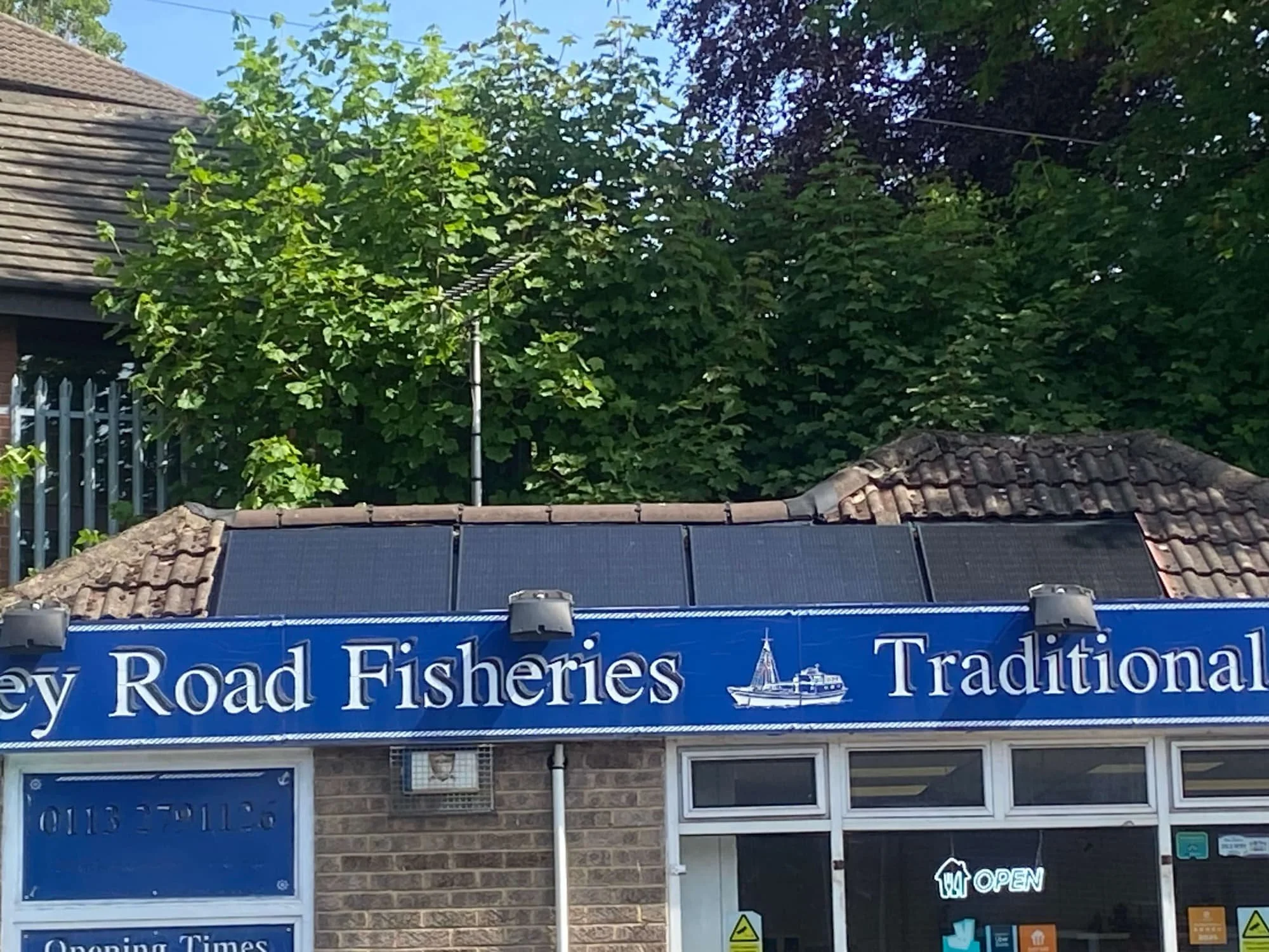 Pudsey Road Fisheries, Leeds – Solar PV &amp; Battery Storage Installation&nbsp;