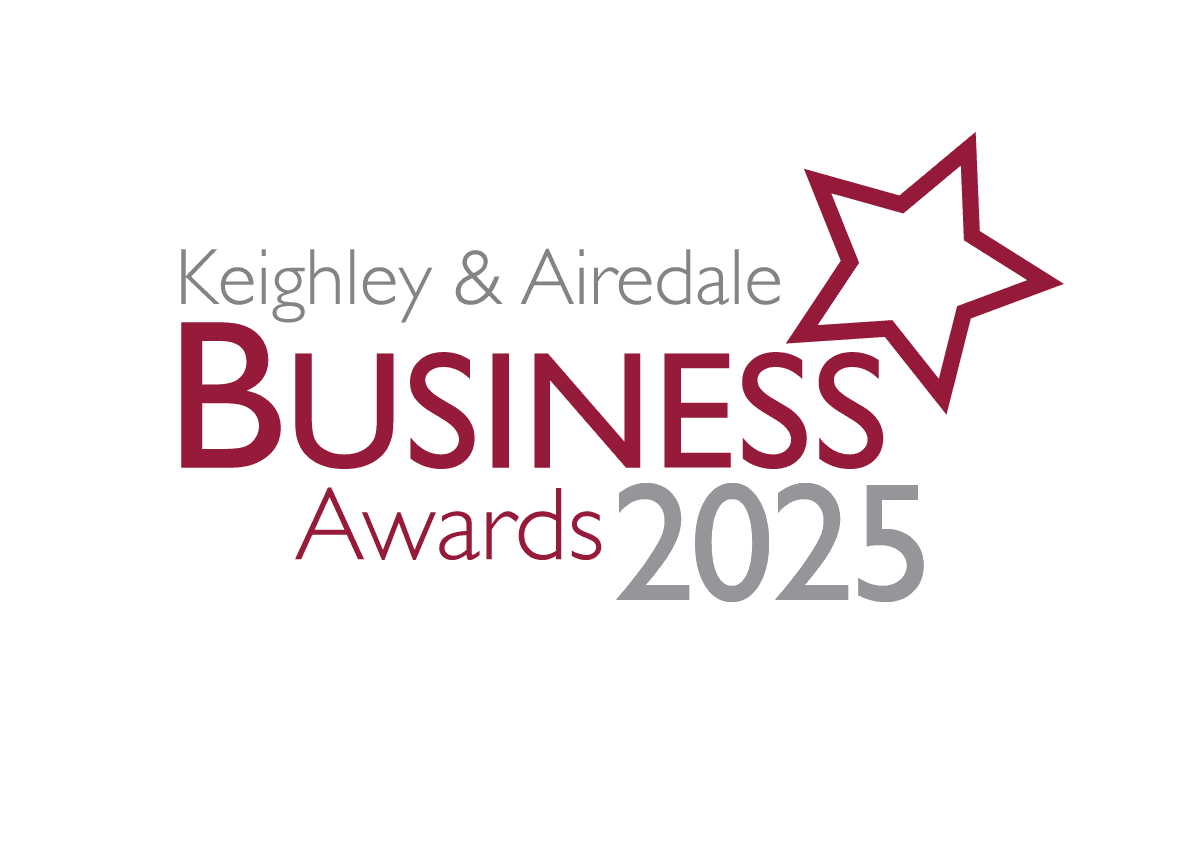 Logo for Keighley & Airedale Business Awards 2025 with a star outline.
