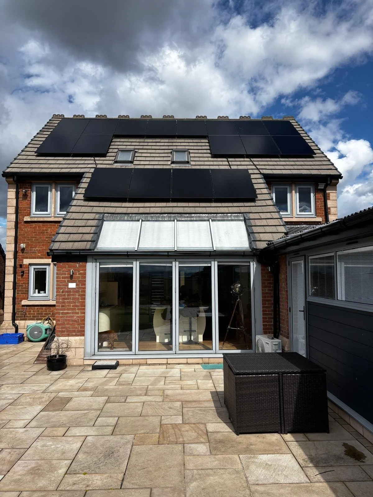 Solar installation on detached home in Lancaster