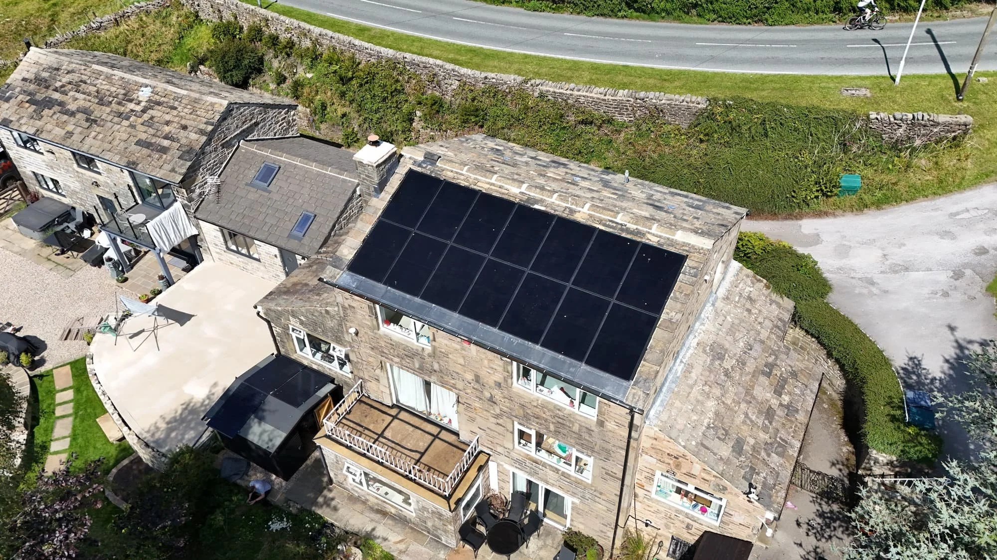 In Roof solar panel installation by P4 Solar