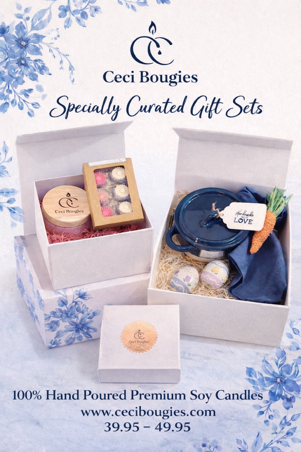 Custom Gift Box to include 10-12 oz Candle