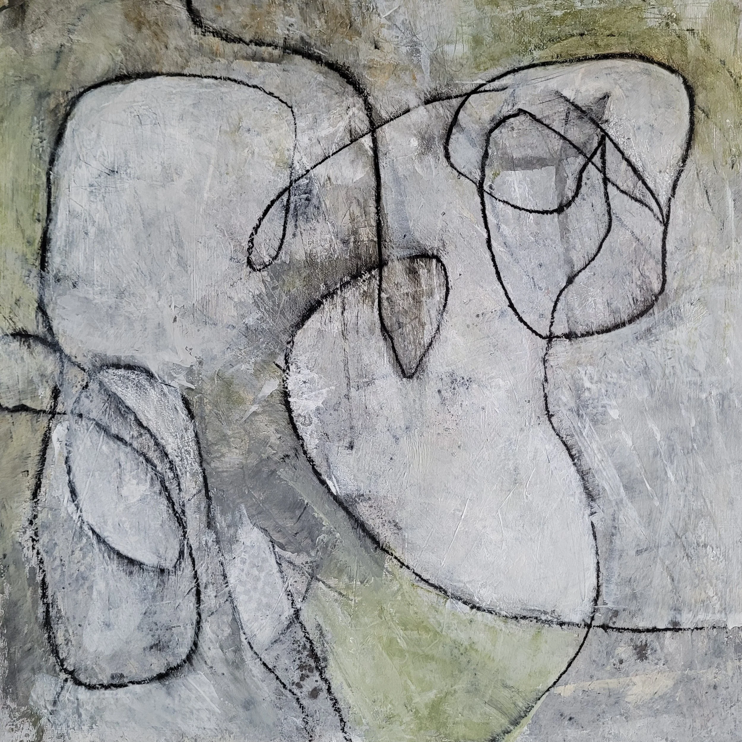 My Long Distracted Journey
18" x 18"
acrylic and charcoal on panel
$550 USD
