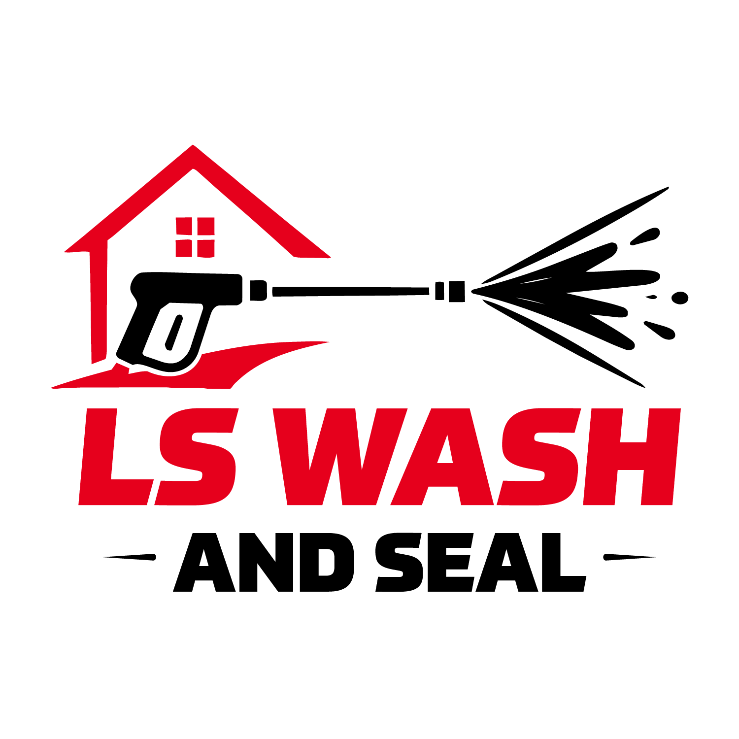 Logo for LS Wash and Seal Locally owned exterior cleaning company serving Buffalo & WNY. We specialize in house washing, vinyl fencing, concrete cleaning, sealing, and antiquing.
