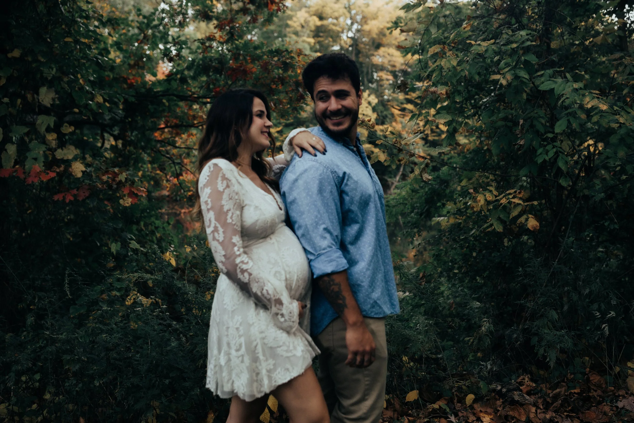 Dreamy Fall Pregnancy NJ Photo Session