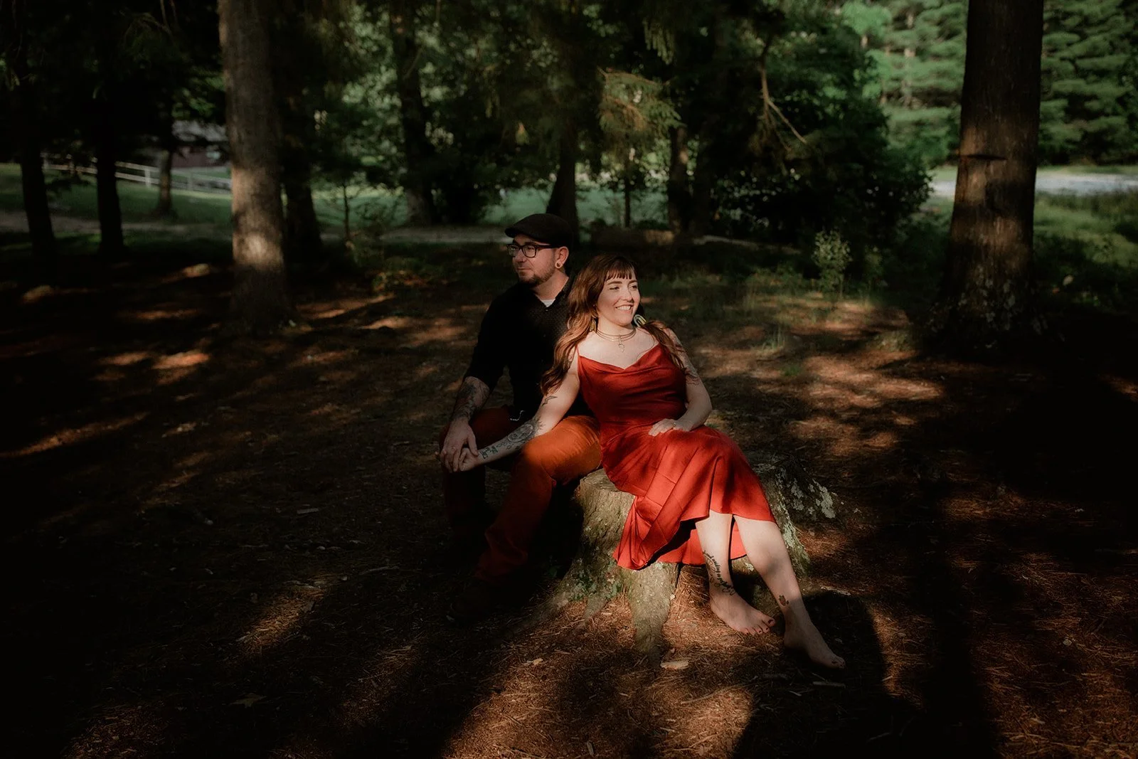 Swampy Woods Engagement Celebration