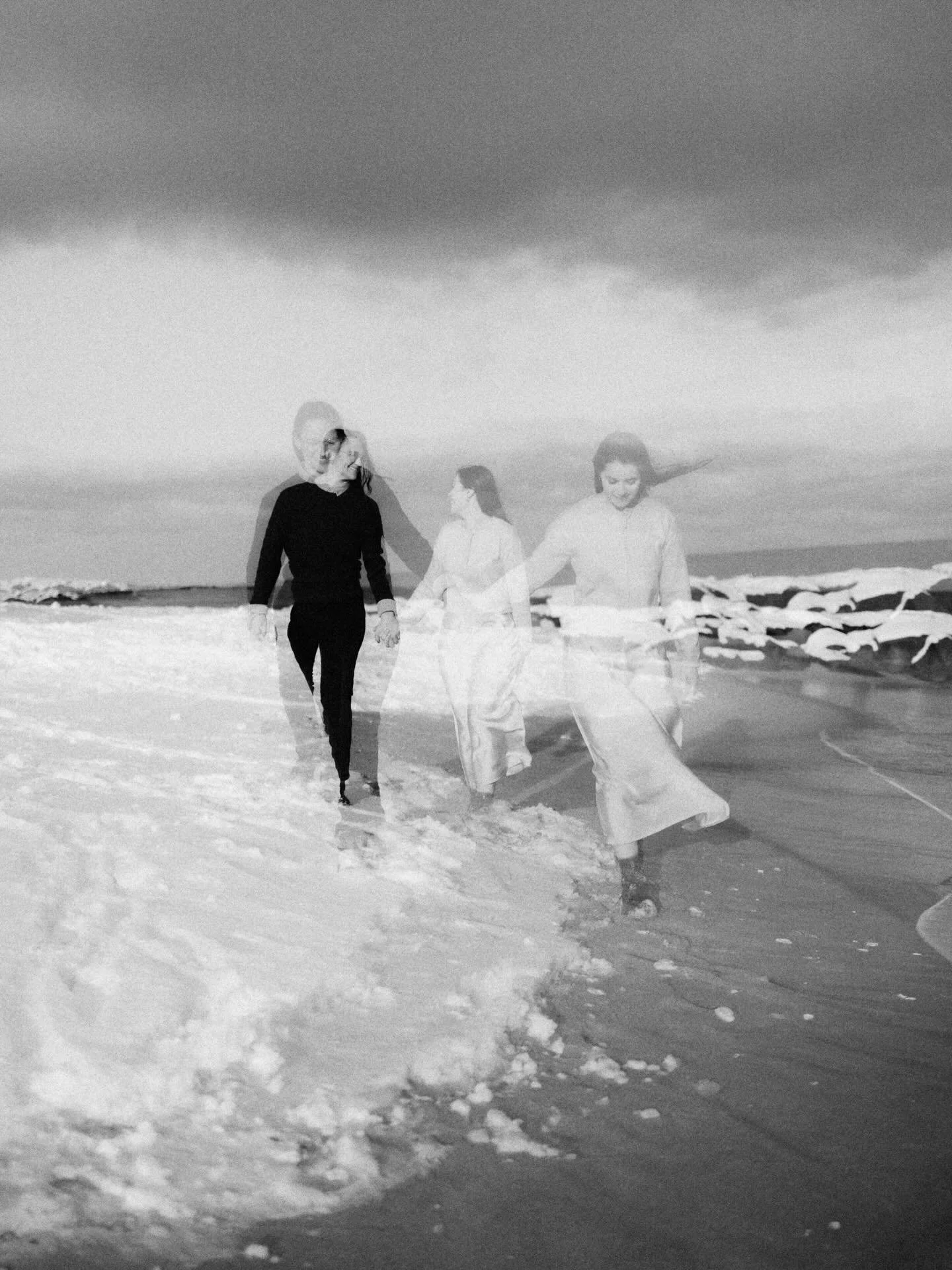 Thinking about the last time it stormed in Asbury. 

These cuties wanted to take their engagement photos on the beach and play in the snow. They had a snowball fight and everything. Lowkey made my Eternal Sunshine dreams real. (still my all time fav)