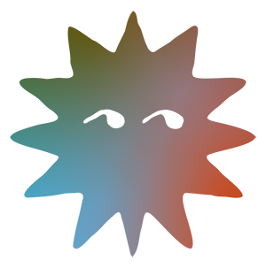 rainbow sun logo for Asbury Park photographer