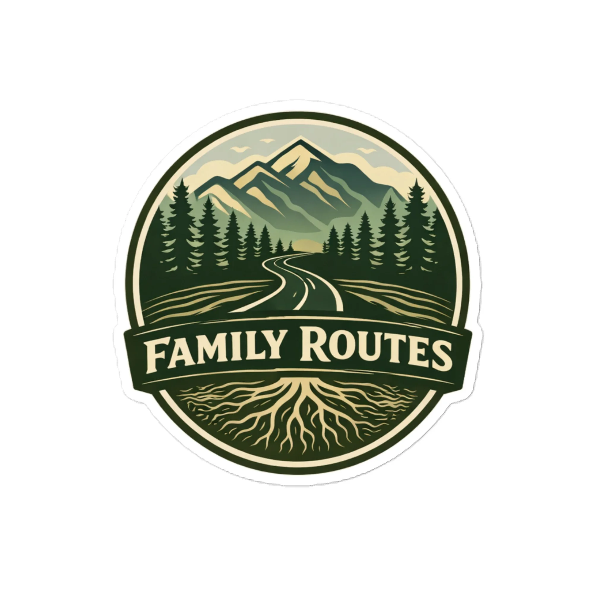 Family Route - Die-cut stickers