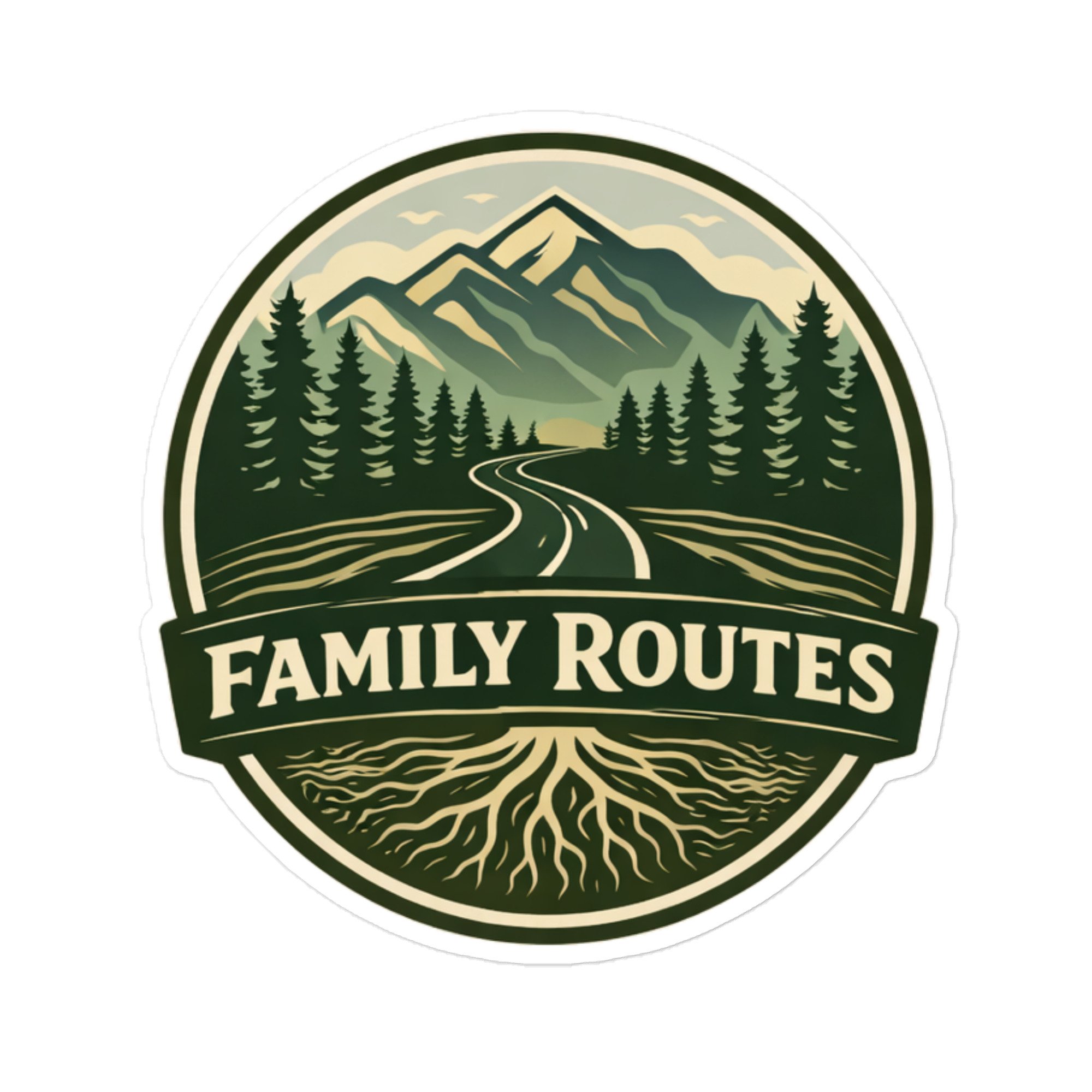 Family Route - Die-cut stickers