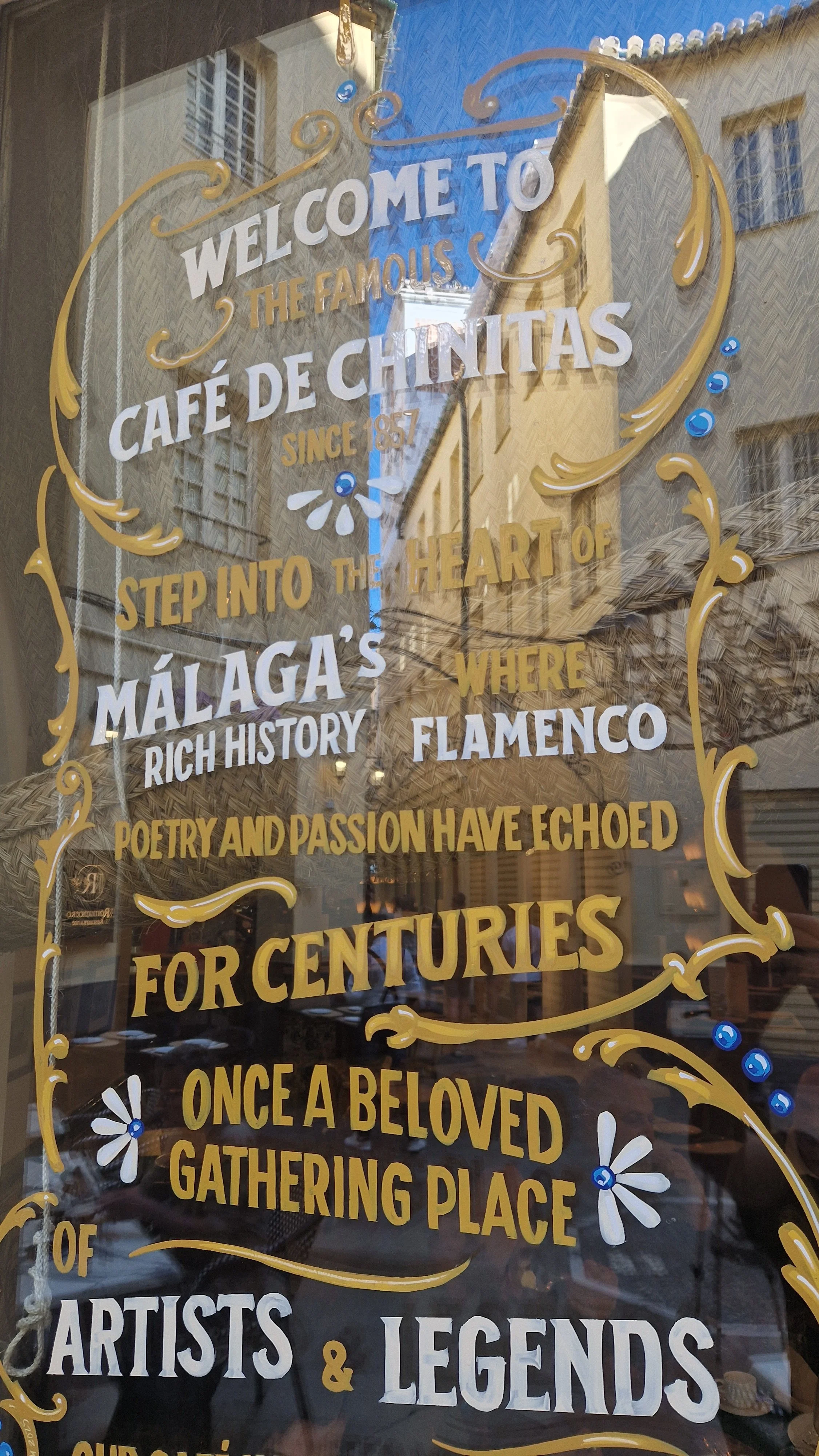 Lettering sobre vidrio por Rotulación a mano