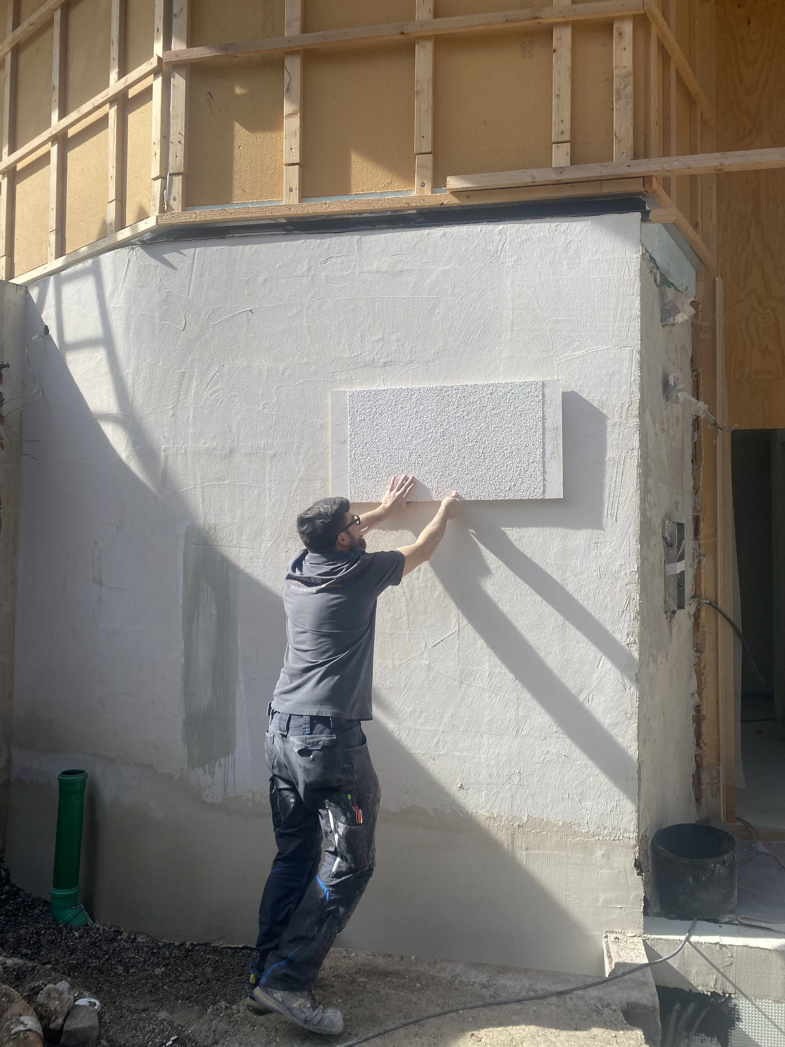 Farbmuster für Fassadenputz