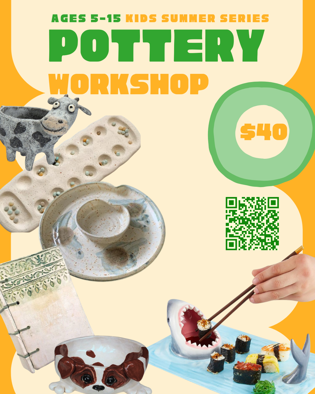 Kids Summer Pottery Workshops