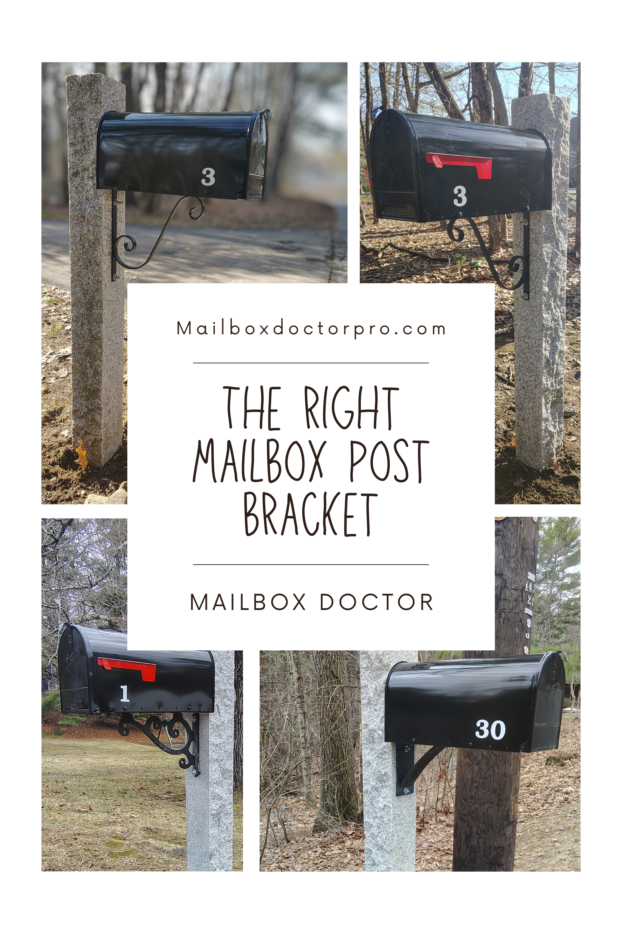 How to Choose the Right Bracket for Your Granite Mailbox Post