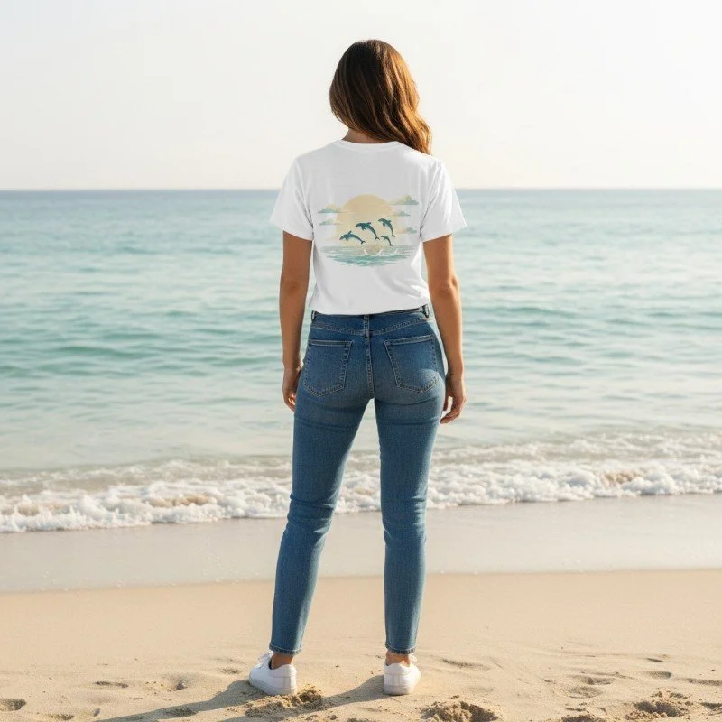 Dolphin Sunset Tee