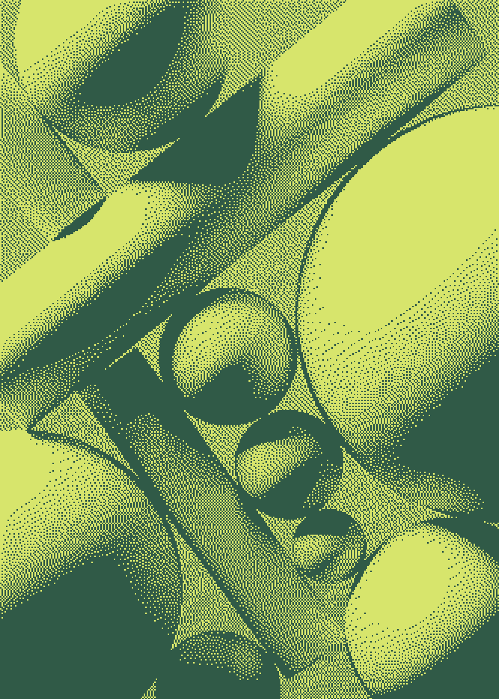 Close-up of a hand with tied fingers, with the fingers wrapped around a tennis ball.