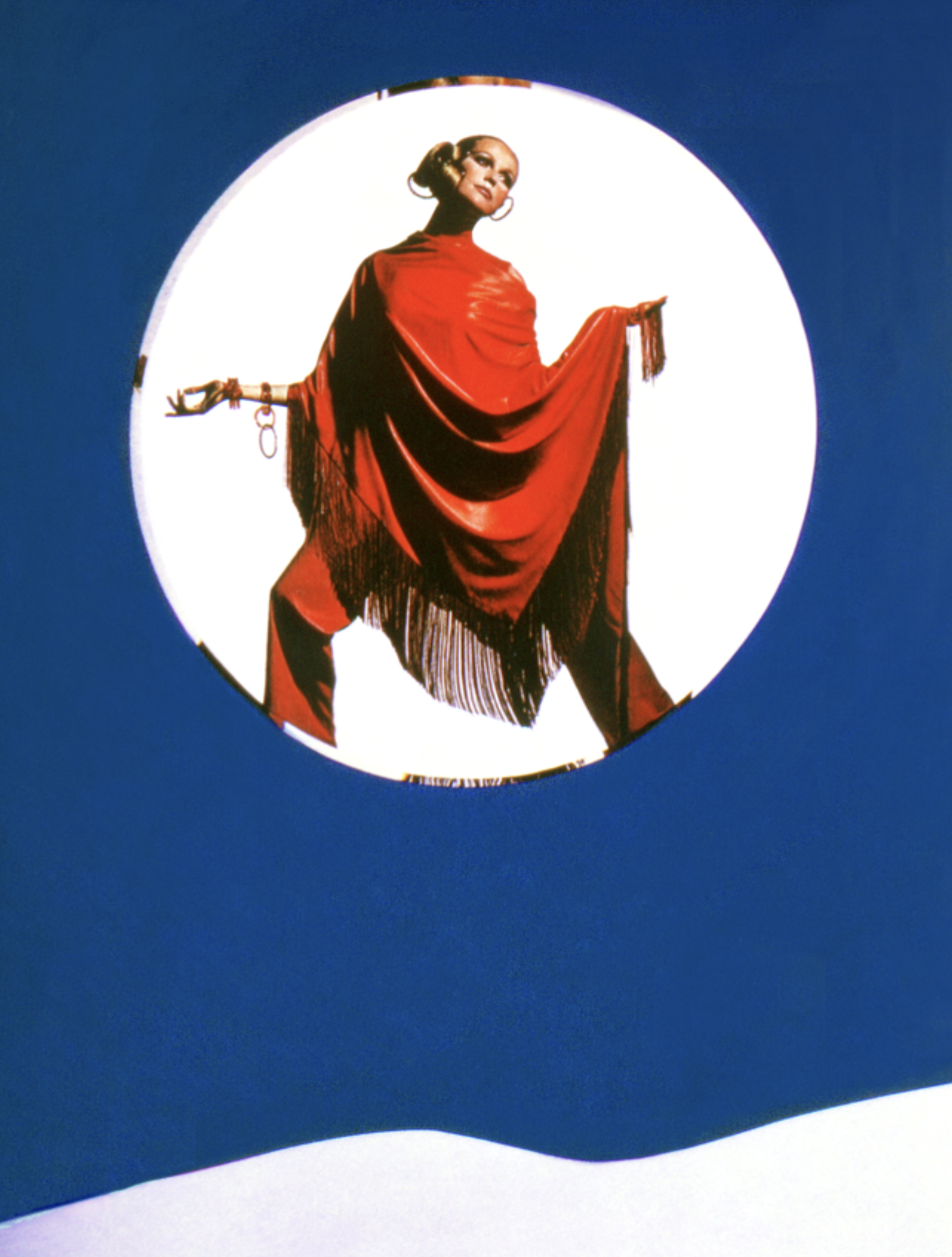 "Fashion in a Circle" Harper's Bazaar , circa 1969