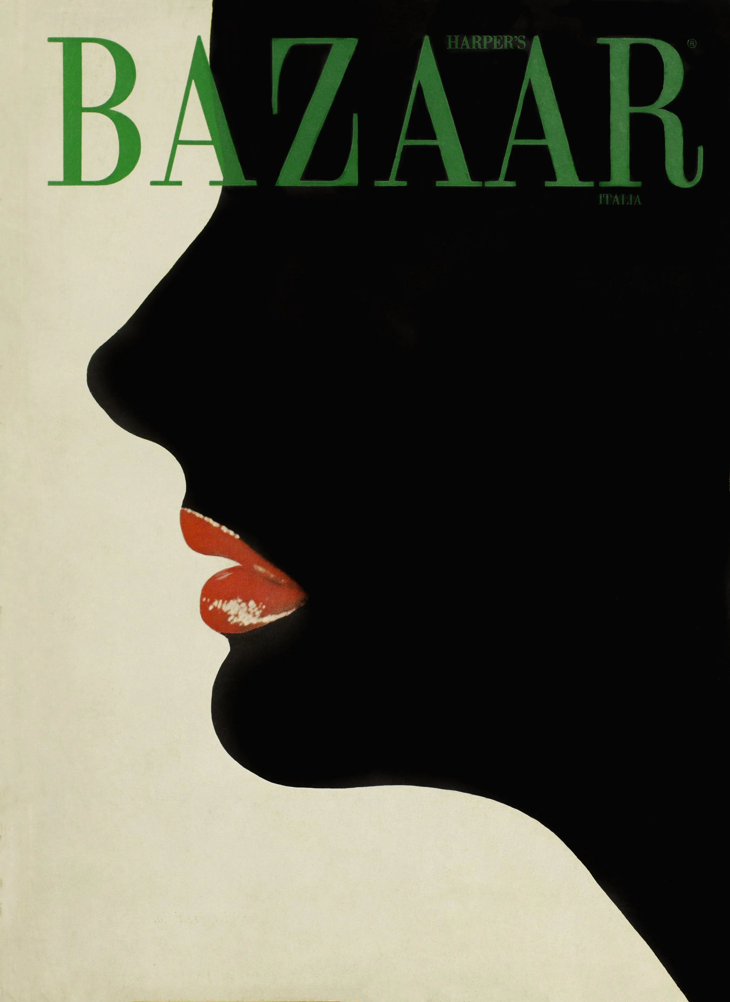 Black Profile Italian Bazaar Cover 1970.jpg