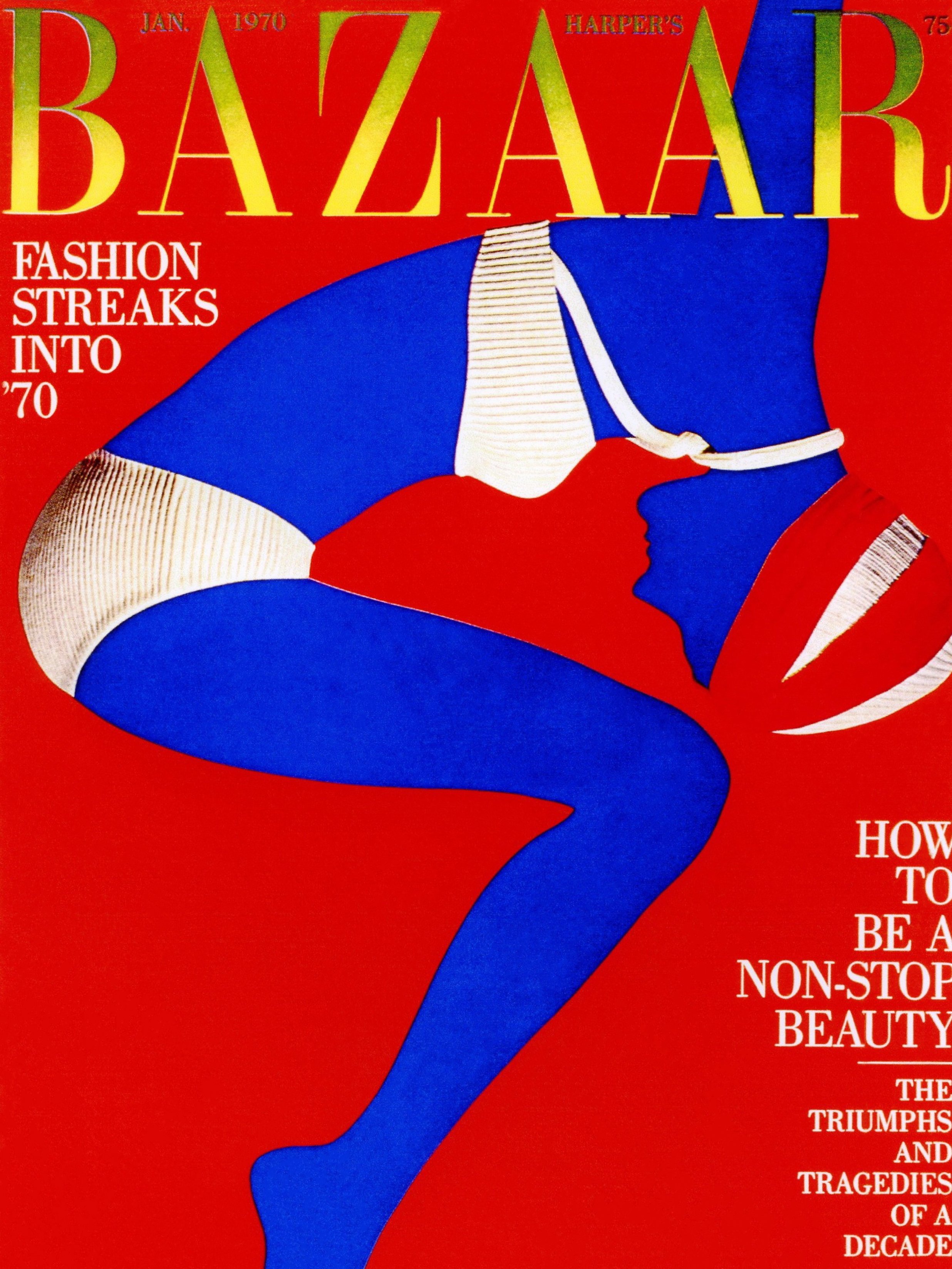 Cover of Harper_s Bazaar January 1970_Permanent collection of Victoria and Albert Museum 2015_Projected onto Empire State Building 2017 for Harper_s Bazaar 150th Anniversary Greatest Moments_Exhibited at Carla Sozzani Gallery, Mil.jpg