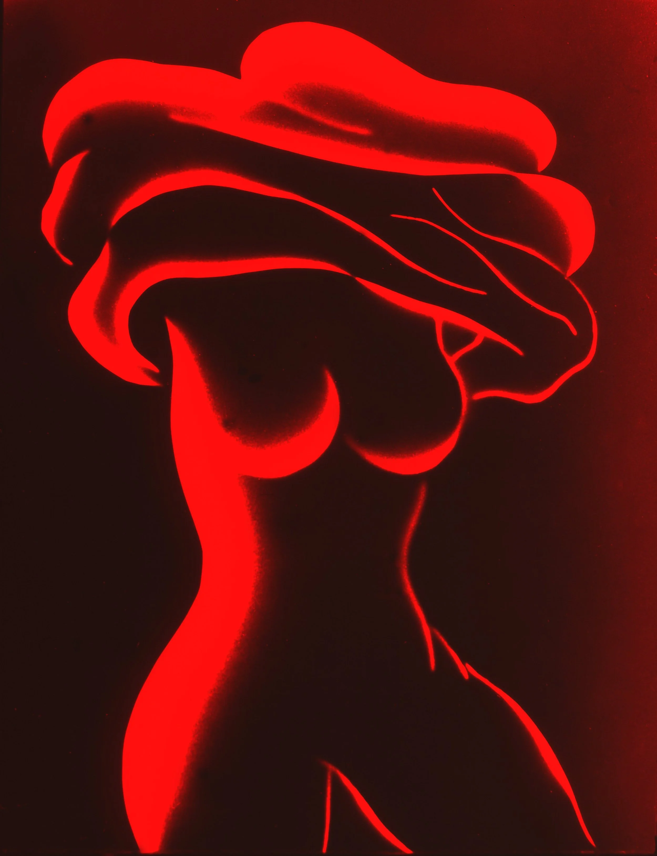 Red Cut Out Undressing