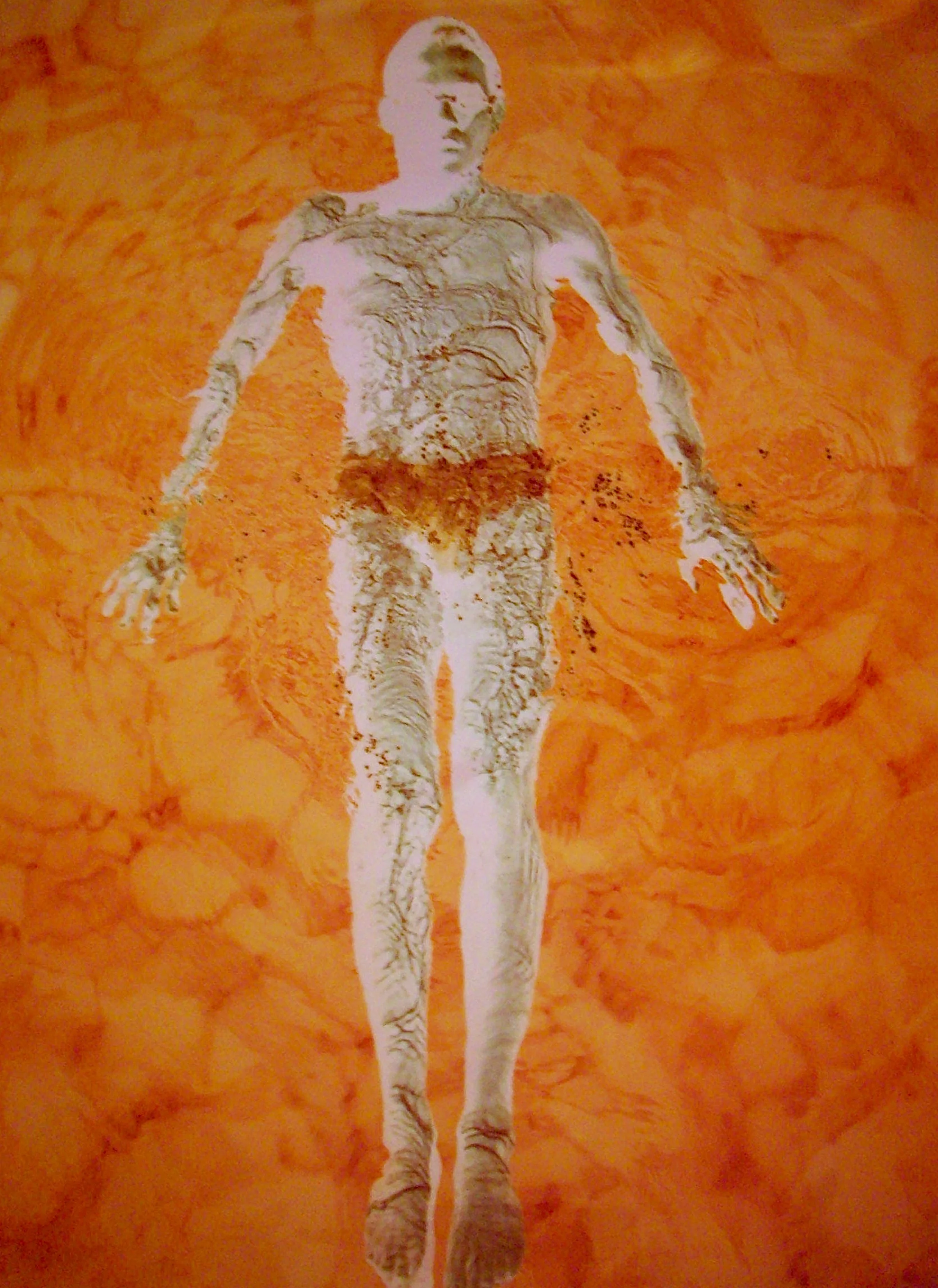 Solarized Man in Pool