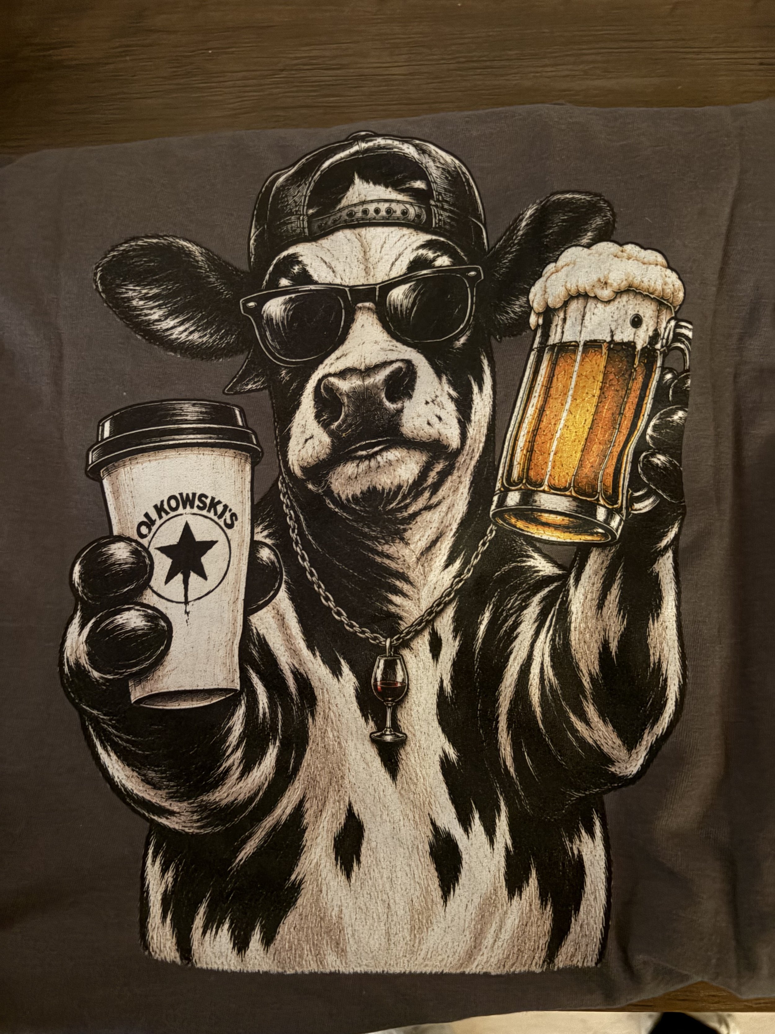 Gray Cool Cow
