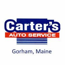 Carter's Auto Service sign in Gorham, Maine