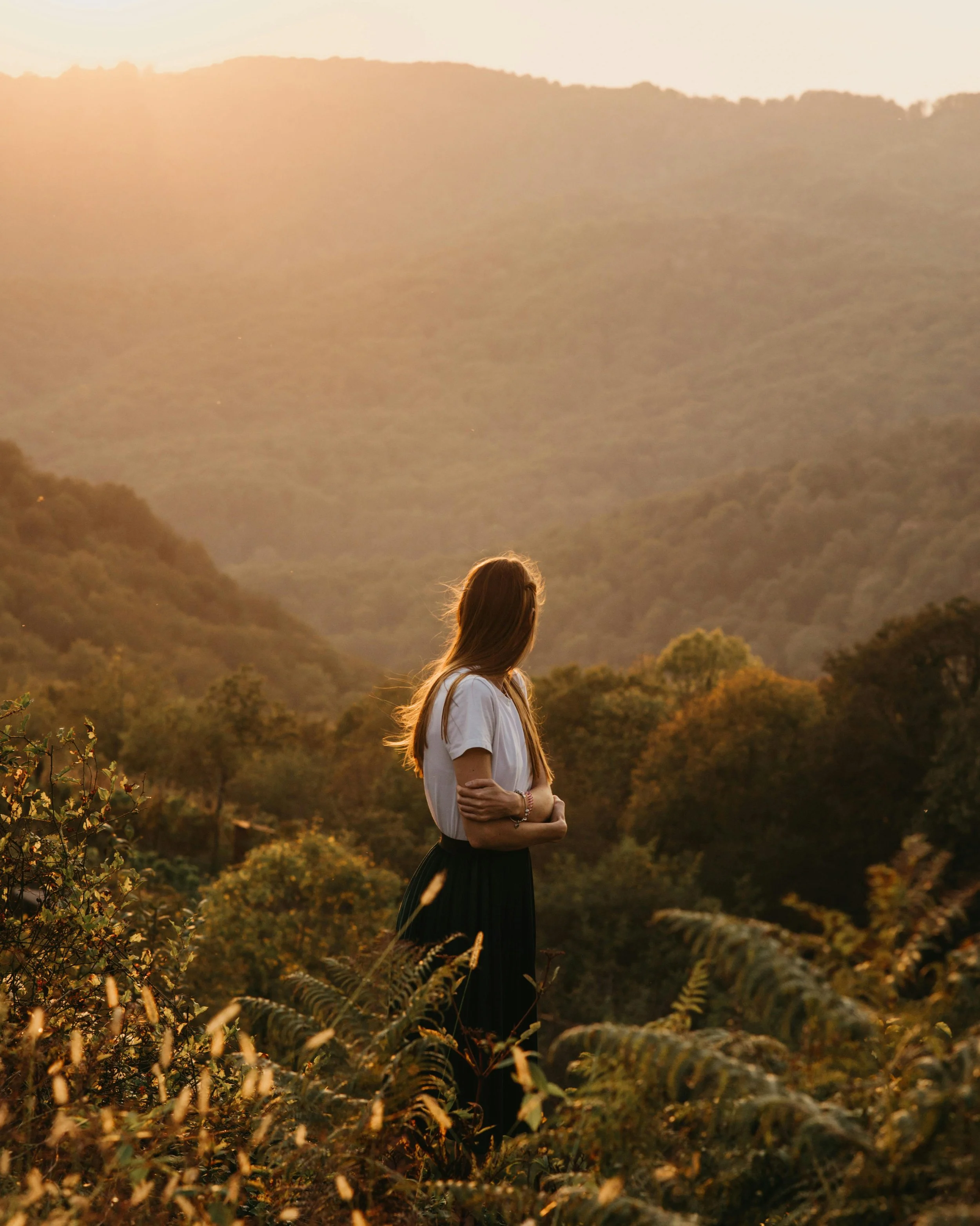Person feeling grounded and ready, representing a free therapy consultation at Peaks & Prairies