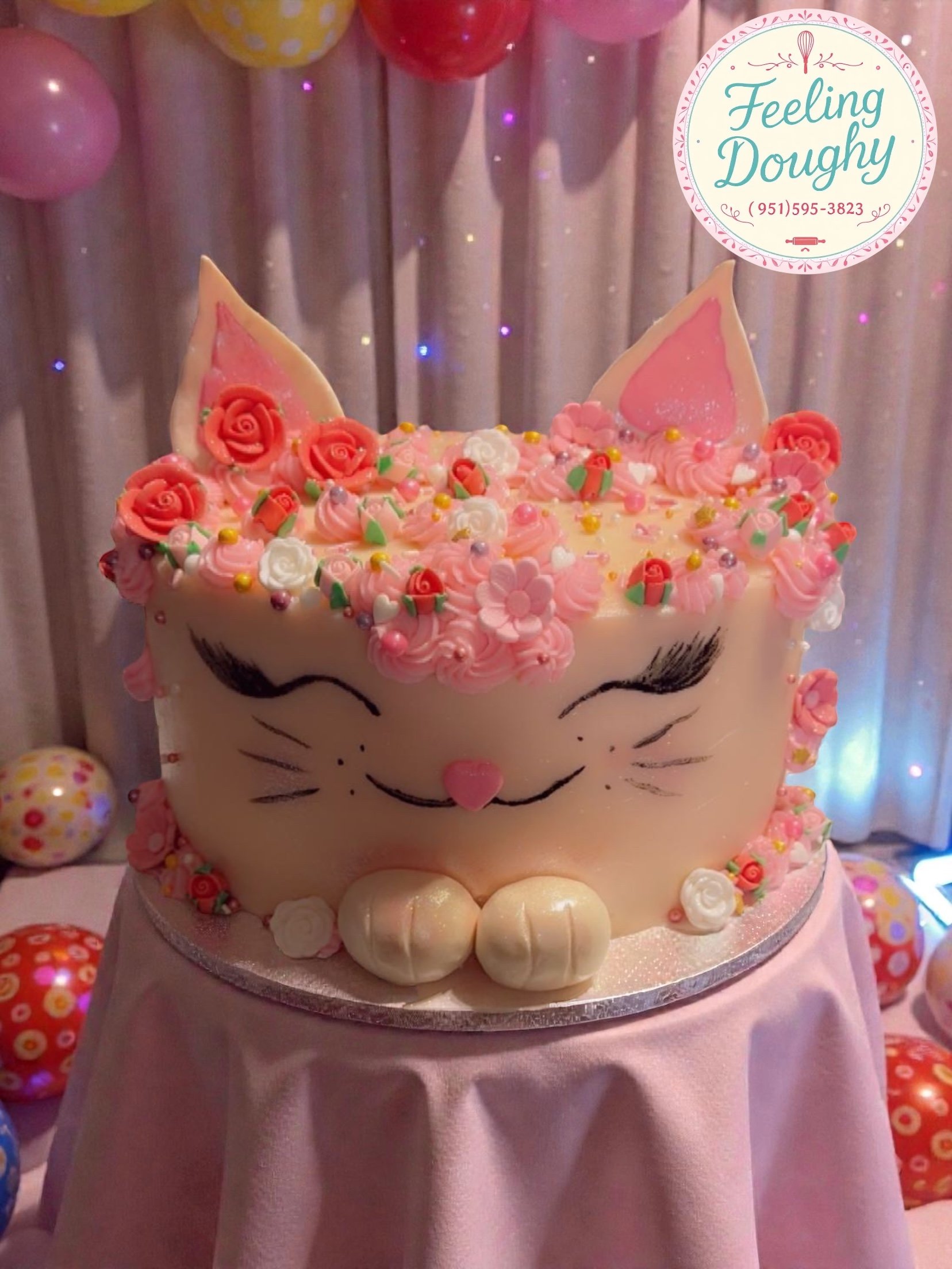 8” Heart or Round Cake Serves 18 to 24