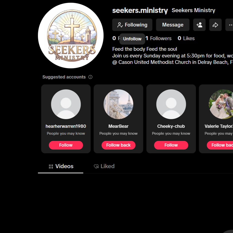 Seekers Ministry Instagram