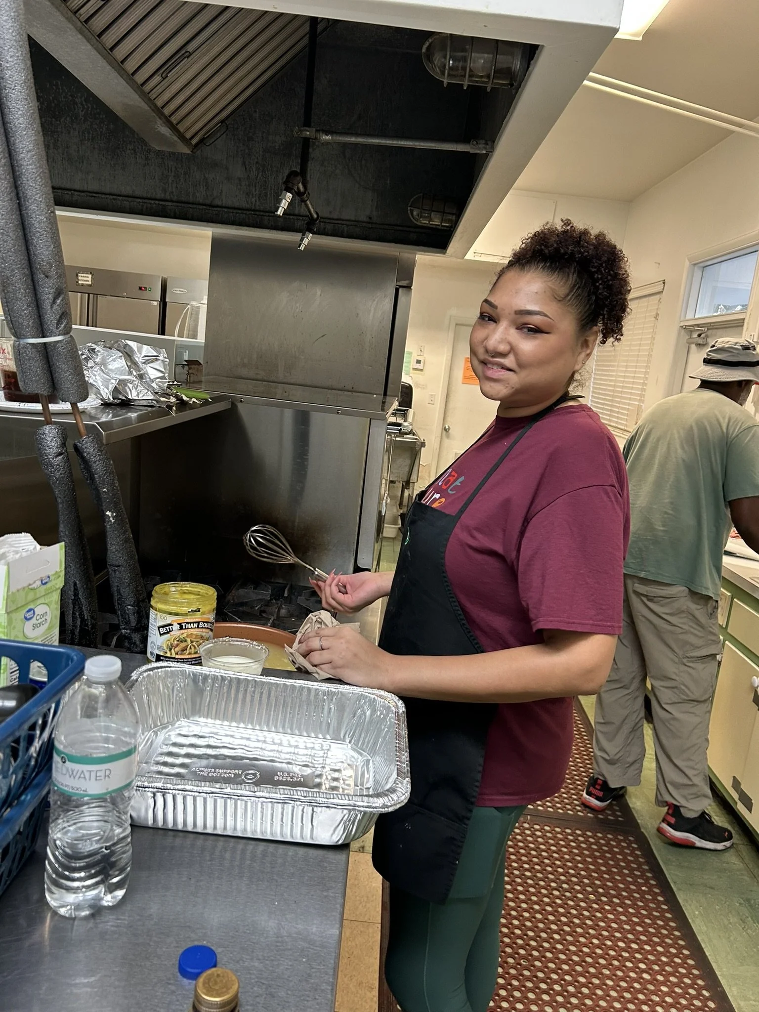 Seekers Ministry Volunteer Cooking