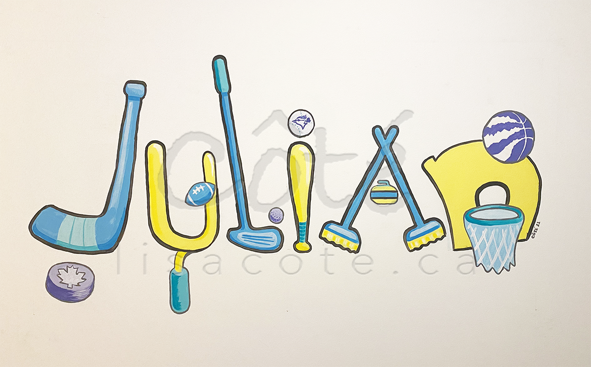 Kids Sport Themed Wall Art